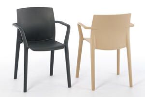 Unsere Lurano AL Kunststoffstühle können überall gestellt werden